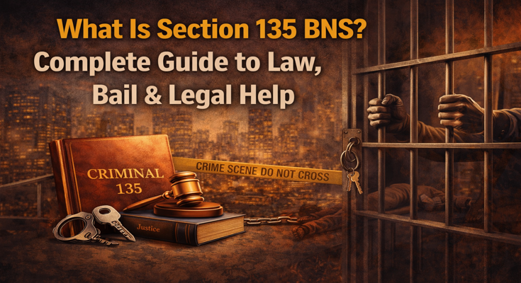 What Is Section 135 BNS? Complete Guide to Law, Bail & Legal Help