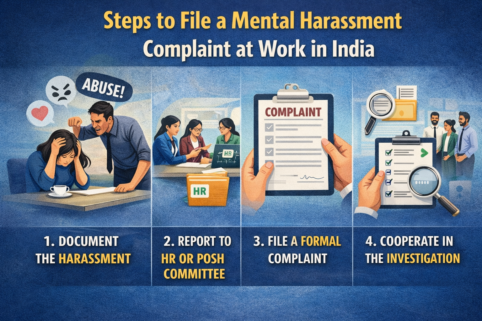 How to File a Mental Harassment Complaint in India