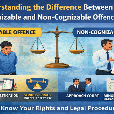 Understanding the Difference Between Cognizable and Non-Cognizable Offences in India