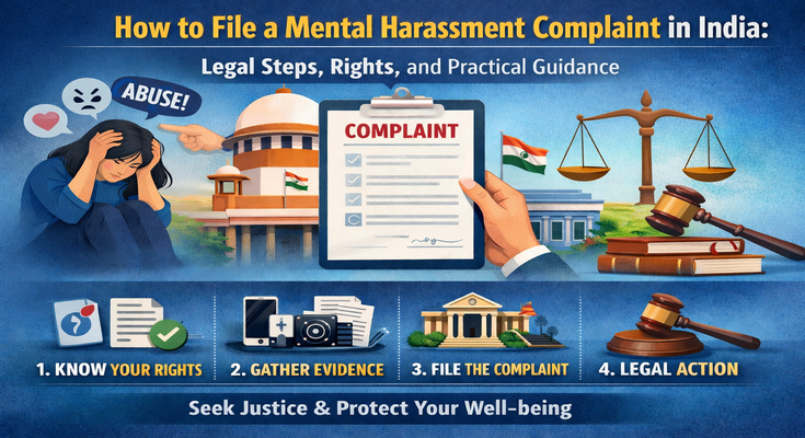 How to File a Mental Harassment Complaint in India: Legal Steps, Rights, and Practical Guidance