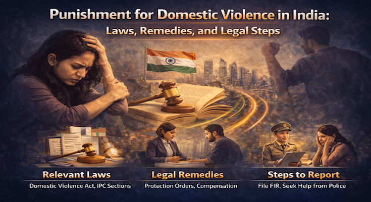 Punishment for Domestic Violence in India: Laws, Remedies, and Legal Steps