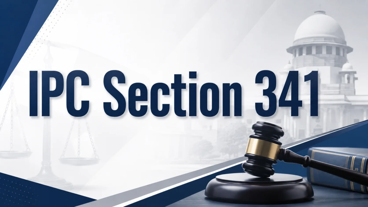 IPC Section 341: Wrongful Restraint — Full Guide with BNS 2026 Update