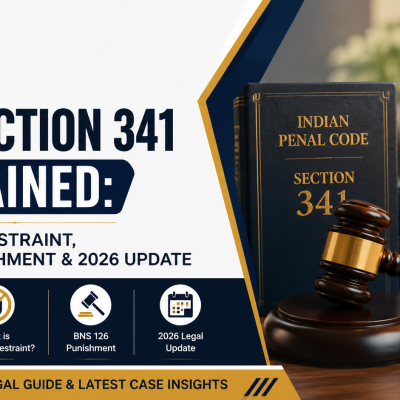 IPC Section 341 Explained: Wrongful Restraint, BNS 126 Punishment & 2026 Update
