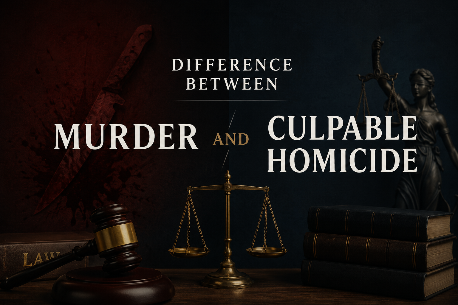 Difference Between Murder and Culpable Homicide