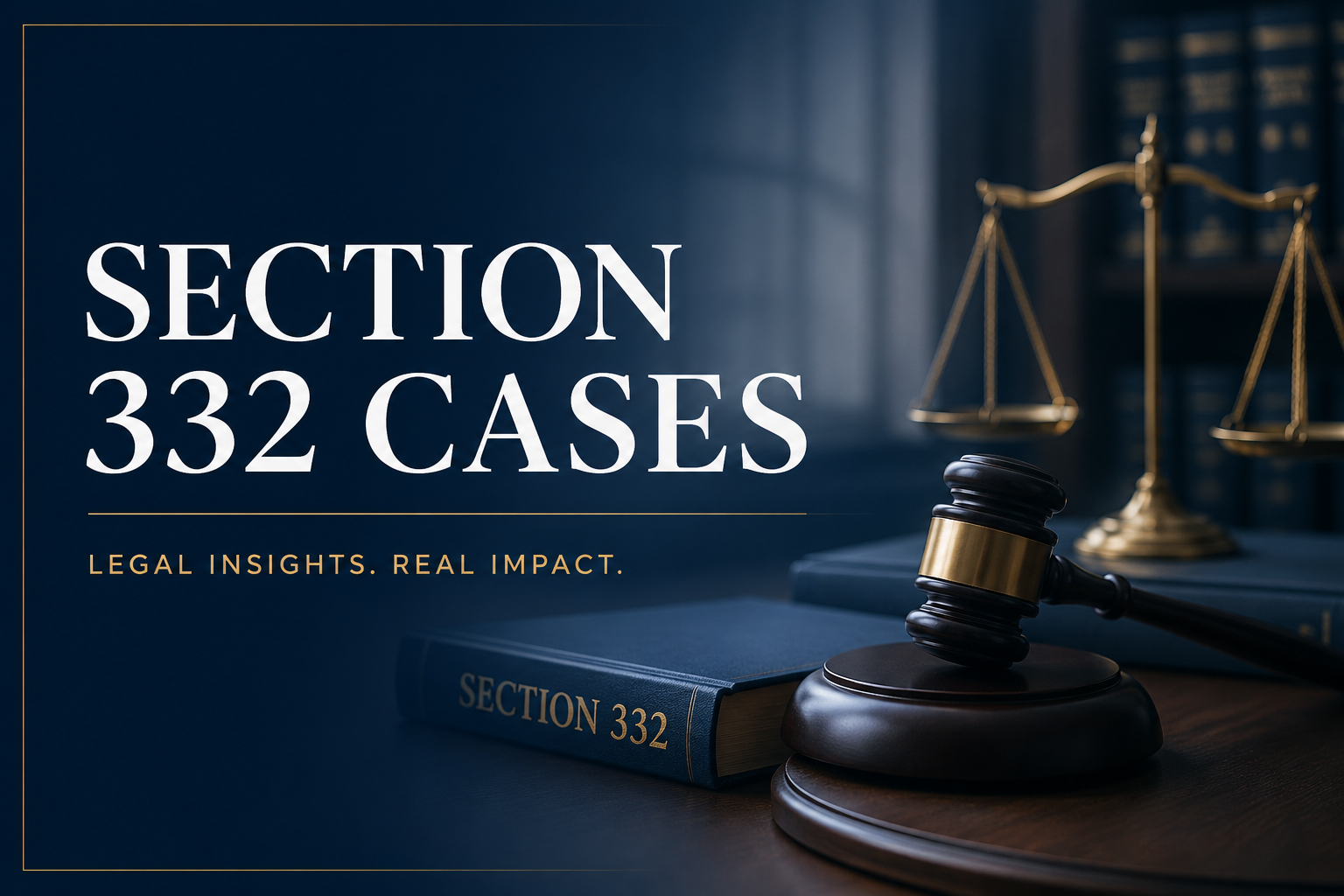 Section 332 Cases