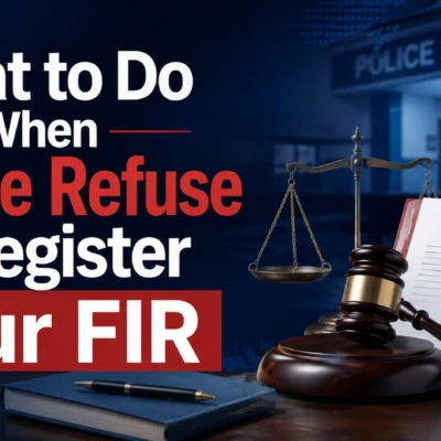What to Do When Police Refuse to Register Your FIR