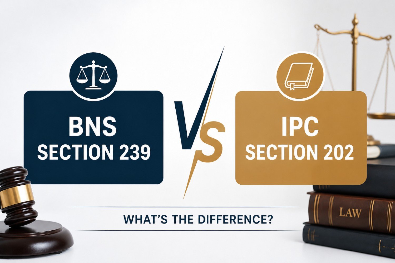 BNS Section 239 vs IPC Section 202 — What's the Difference?