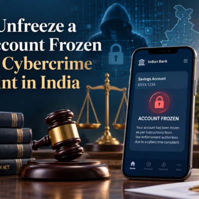 How to Unfreeze a Bank Account Frozen Due to a Cybercrime Complaint in India